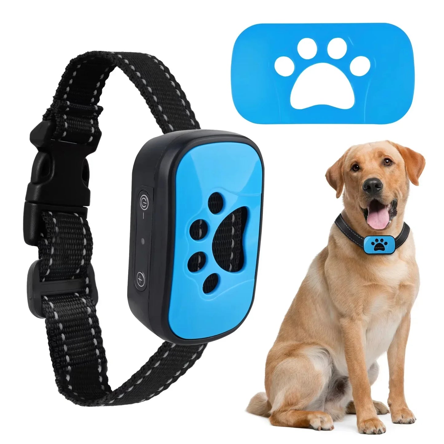 No-Shock Vibration Bark Collar – Progressive Beep & Vibrate Trainer