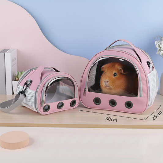 Breathable Mesh Carrier | Small Animal Travel Bag with Clear Window