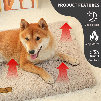 Orthopaedic Dog Bed | Washable Faux Fur & Joint Support