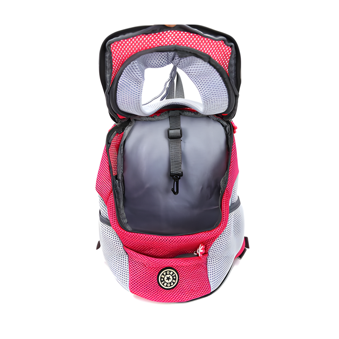 Pet Travel Backpack | Breathable Mesh & Padded Straps for Comfort