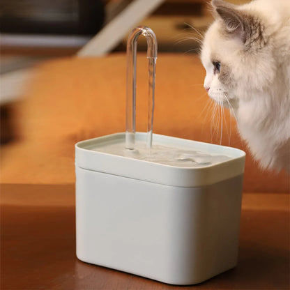 Ultra-Silent Cat Water Fountain – 1.5L Auto Filter Dispenser