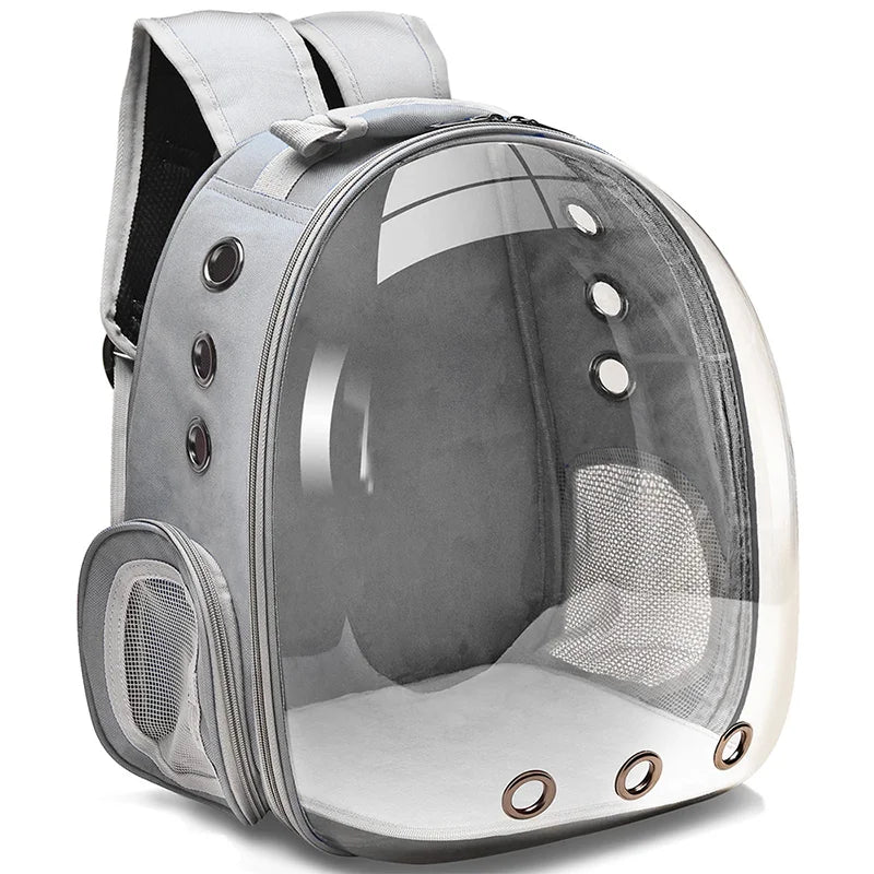 Breathable Clear Bubble Cat Backpack – Panoramic Space Capsule Carrier