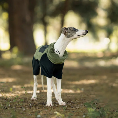 Fleece Dog Coat | High Neck Snood & Adjustable Waist Jumper
