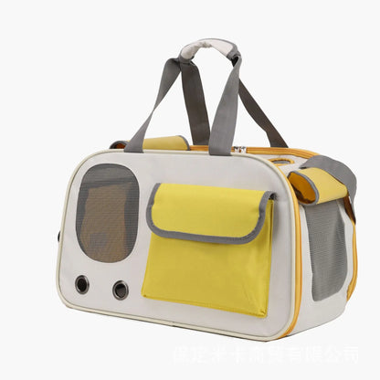 Travel Cat Carrier | Breathable Mesh, Foldable & Safe for Travel