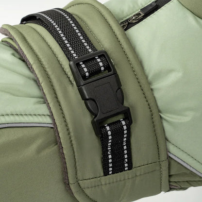 Dog Jacket with Harness | Plush Fleece Lining for Effortless Walks