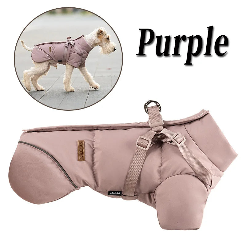 Dog Puffer Jacket | Lightweight Quilted Thermal Insulation for Winter