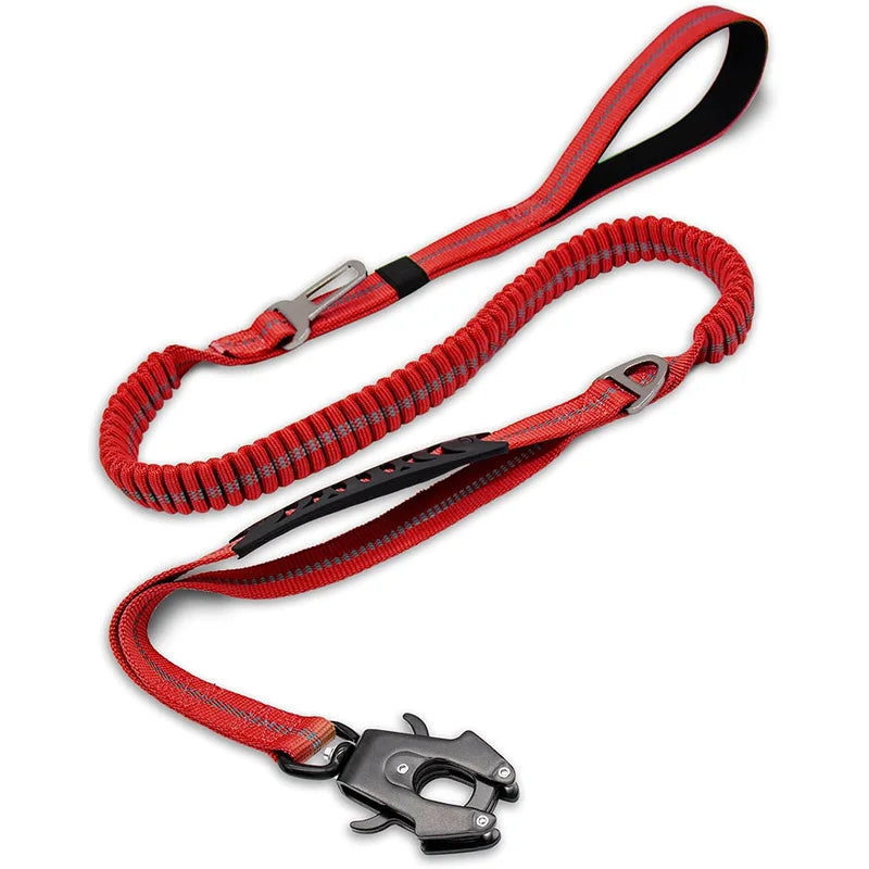 Tactical Bungee Dog Lead | Shock Absorbing, Car Safety & Control Handle