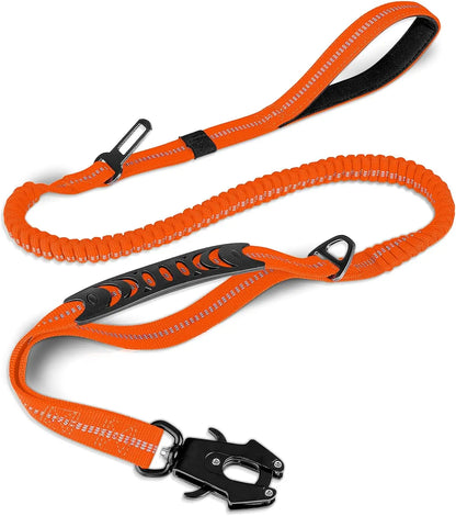 Tactical Bungee Dog Lead | Shock Absorbing, Car Safety & Control Handle