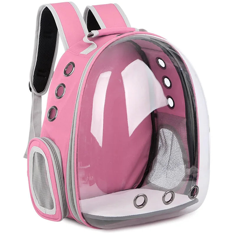 Breathable Clear Bubble Cat Backpack – Panoramic Space Capsule Carrier
