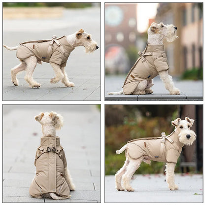Dog Puffer Jacket | Lightweight Quilted Thermal Insulation for Winter