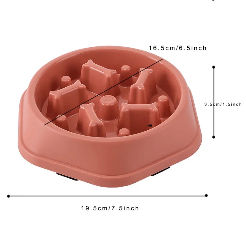 Anti-Choking Slow Feeder Dog Bowl – Digestive Health Puzzle Dish