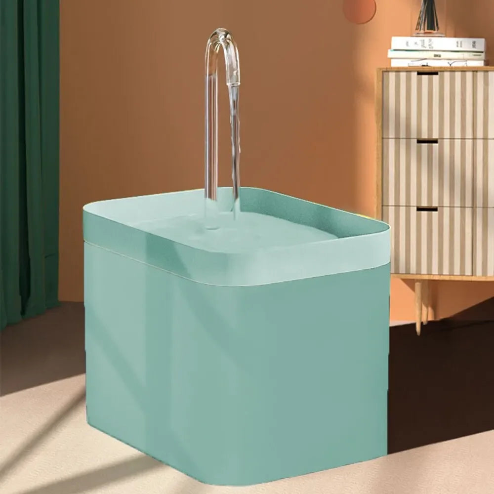 Ultra-Silent Cat Water Fountain – 1.5L Auto Filter Dispenser