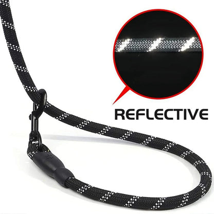 Heavy Duty Dog Lead | Padded Handle, Reflective Rope