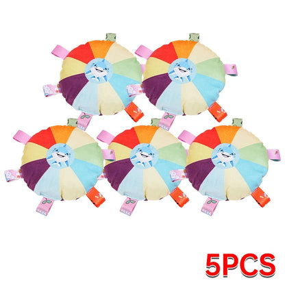 Soft Plush Squeaky Dog Frisbee – Safe Interactive Fetch Toy