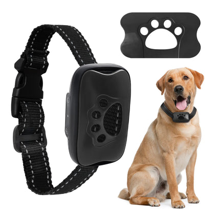 Humane No-Shock Vibration Bark Collar – Progressive Beep & Vibrate Trainer