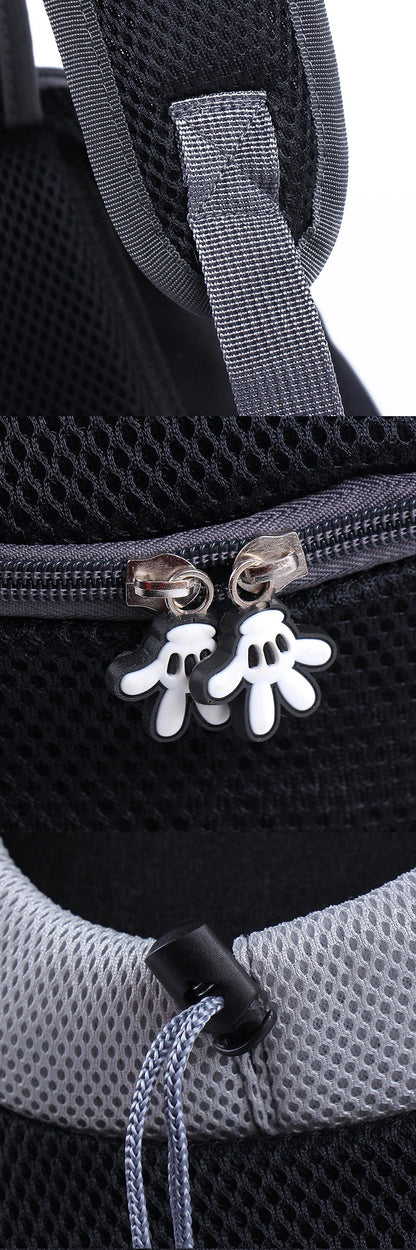 Pet Travel Backpack | Breathable Mesh & Padded Straps for Comfort