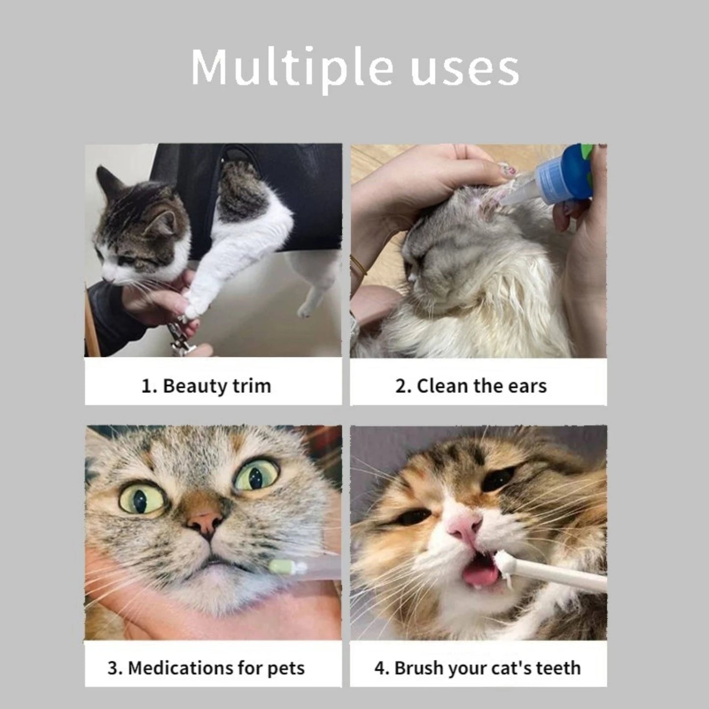 Cat Grooming Restraint Hammock – Professional Nail Trimming Helper