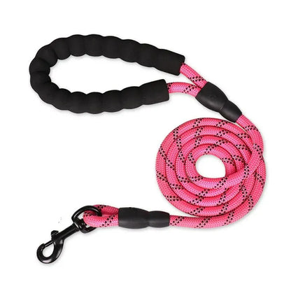 Heavy Duty Dog Lead | Padded Handle, Reflective Rope