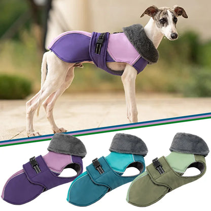 Dog Jacket with Harness | Plush Fleece Lining for Effortless Walks