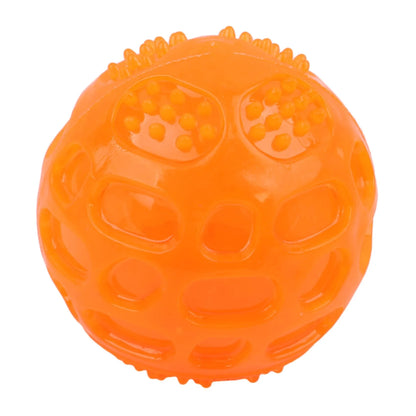 Durable Squeaky Dog Chew Ball – Teeth Cleaning & High Bounce Toy