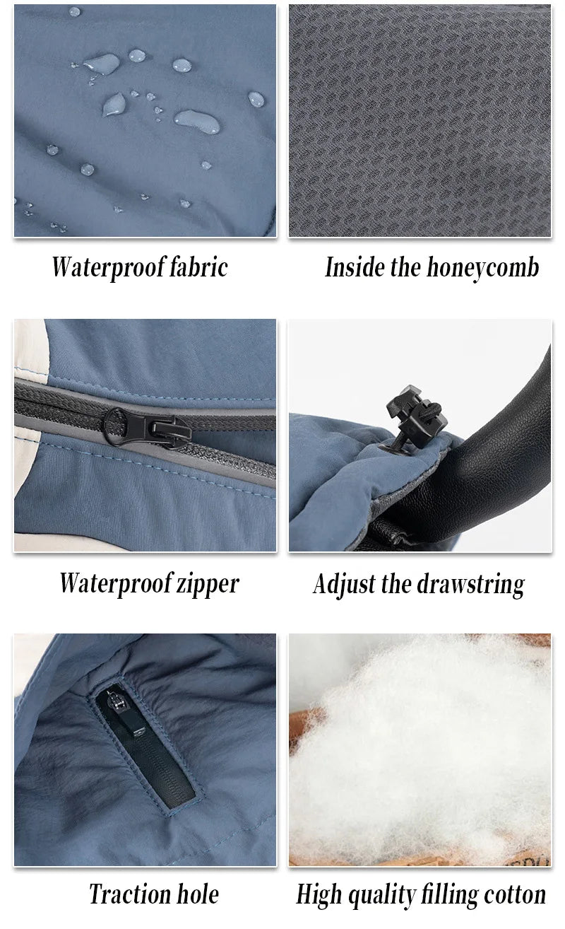 Winter Waterproof Dog Coat | Thermal Filling & Back Zip Fit