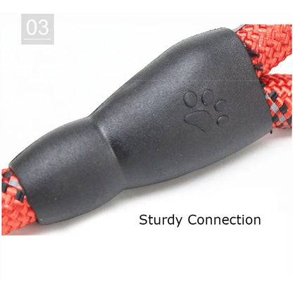 Heavy Duty Dog Lead | Padded Handle, Reflective Rope