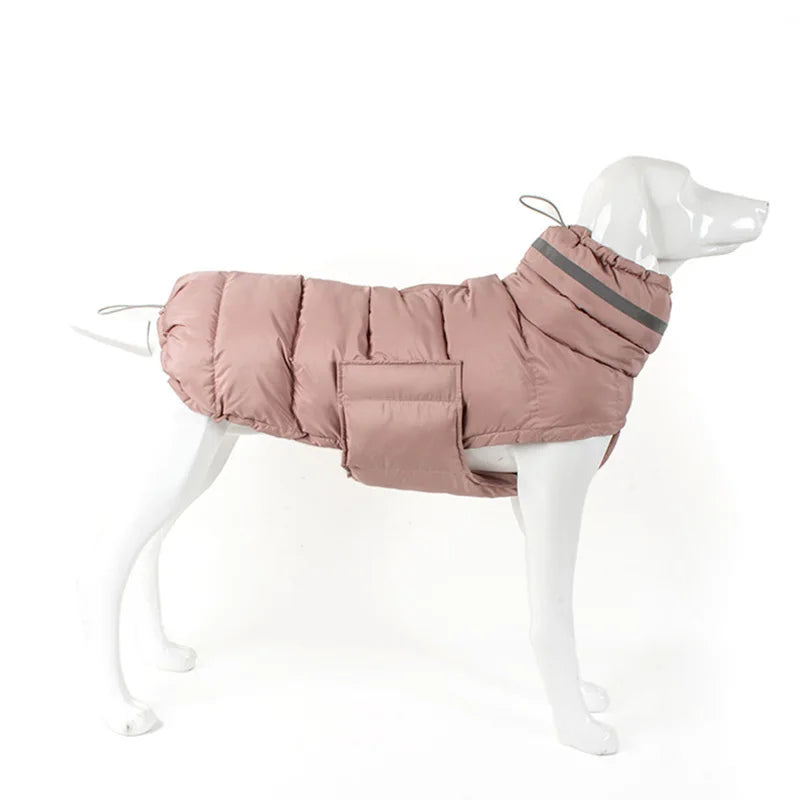 Waterproof Winter Dog Coat | High Neck, Thermal & Reflective Design