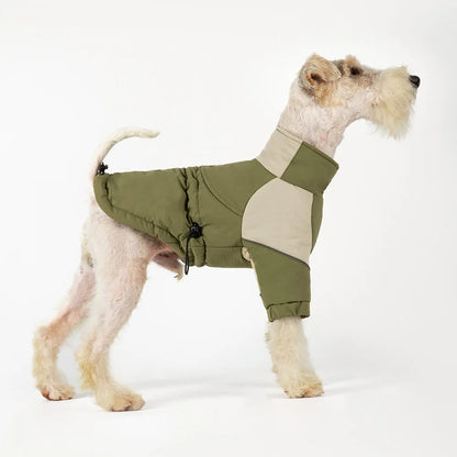 Winter Waterproof Dog Coat | Thermal Filling & Back Zip Fit