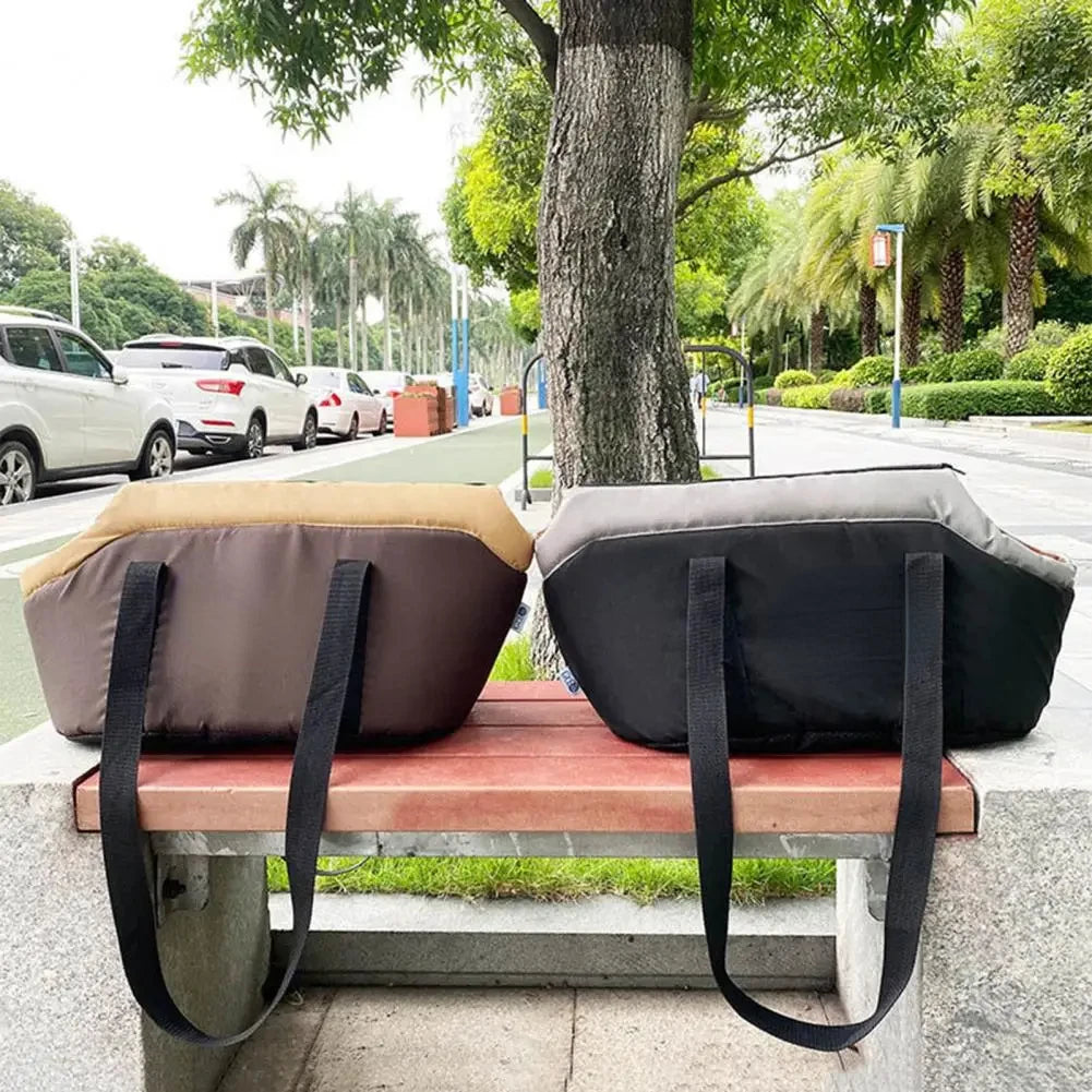 Soft-Sided Pet Carrier Tote – Warm Windproof Shoulder Bag for Small Pets