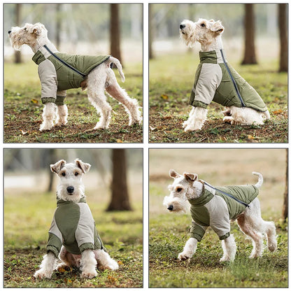 Winter Waterproof Dog Coat | Thermal Filling & Back Zip Fit