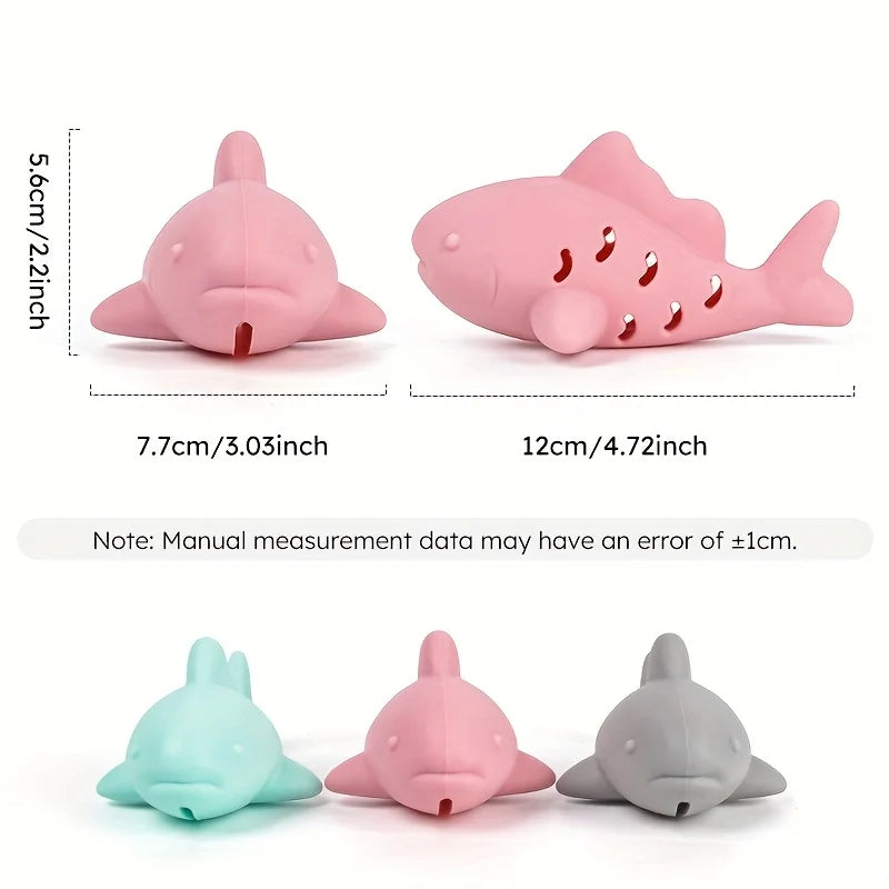 Silicone Fish Cat Treat Toy – Bite-Resistant Dental Dispenser