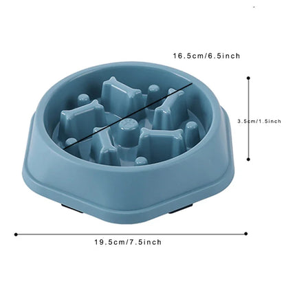 Anti-Choking Slow Feeder Dog Bowl – Digestive Health Puzzle Dish