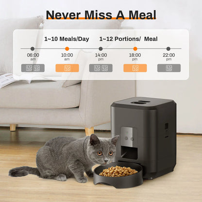 WiFi Automatic Pet Feeder | App Control, Programmable Timer & Voice
