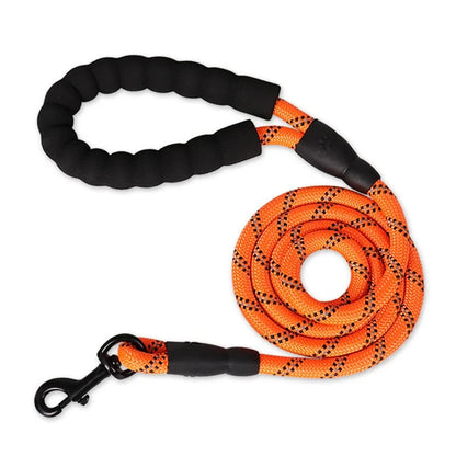 Heavy Duty Dog Lead | Padded Handle, Reflective Rope