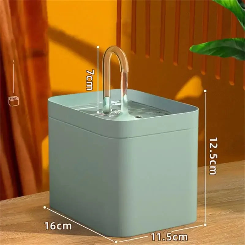 Ultra-Silent Cat Water Fountain – 1.5L Auto Filter Dispenser