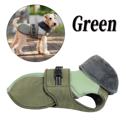 Dog Jacket with Harness | Plush Fleece Lining for Effortless Walks