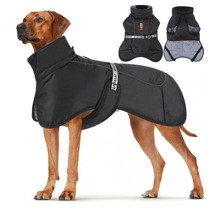 Winter Coat for Dogs | Large Dog Adjustable Reflective Jacket