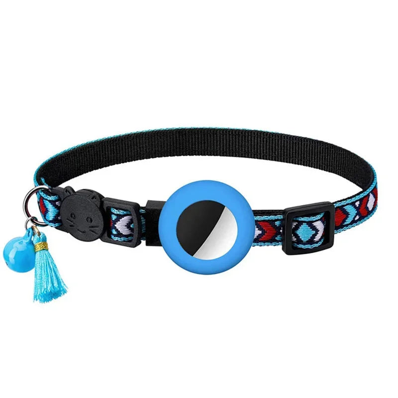 Reflective AirTag Cat Collar Holder – Safety Breakaway & Anti-Lost