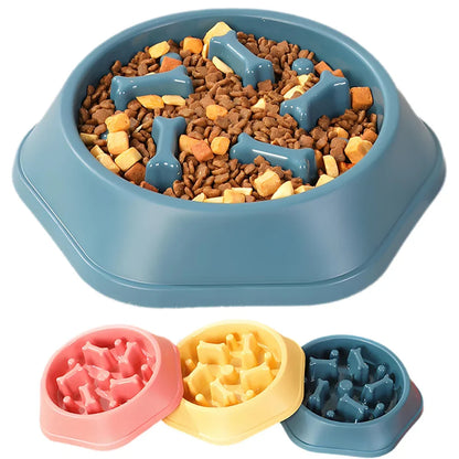 Anti-Choking Slow Feeder Dog Bowl – Digestive Health Puzzle Dish