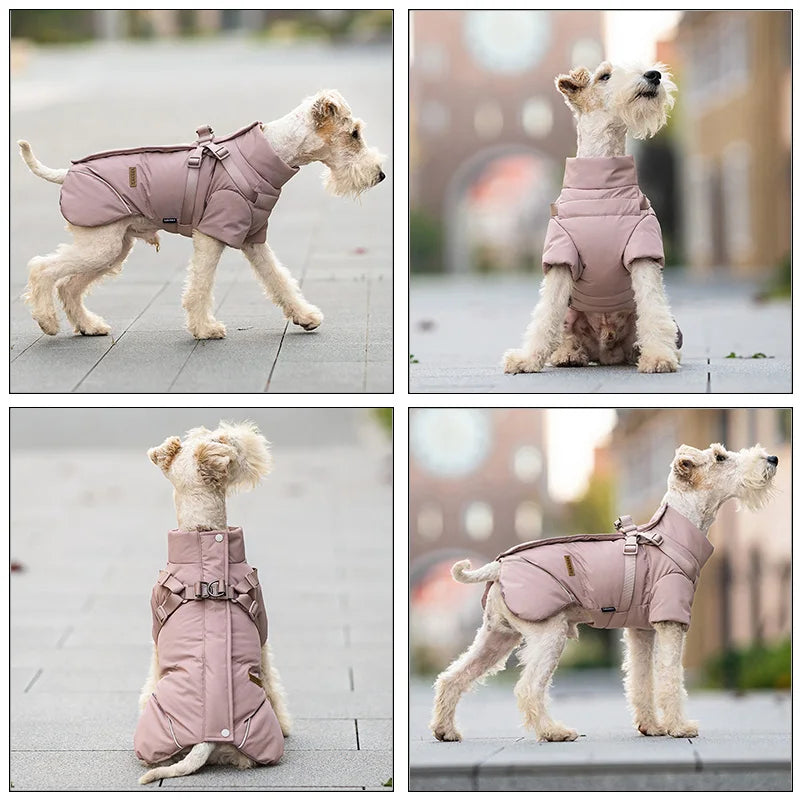 Dog Puffer Jacket | Lightweight Quilted Thermal Insulation for Winter