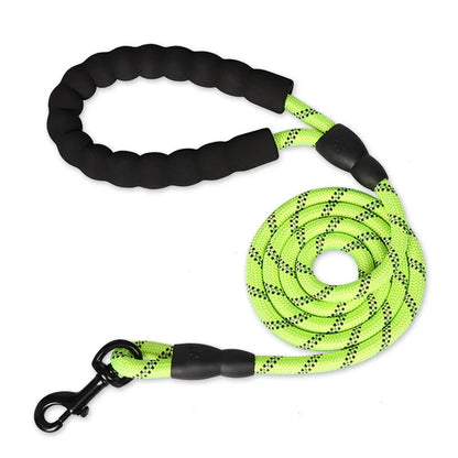 Heavy Duty Dog Lead | Padded Handle, Reflective Rope