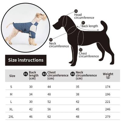 Winter Waterproof Dog Coat | Thermal Filling & Back Zip Fit