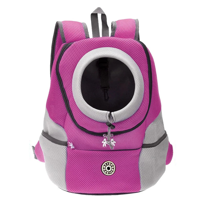 Pet Travel Backpack | Breathable Mesh & Padded Straps for Comfort