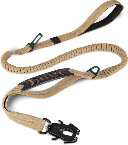 Tactical Bungee Dog Lead | Shock Absorbing, Car Safety & Control Handle