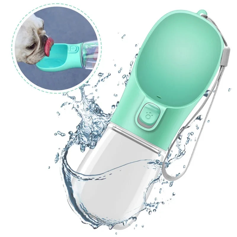 Leak-Proof Portable Dog Water Dispenser – One-Hand Hydration System