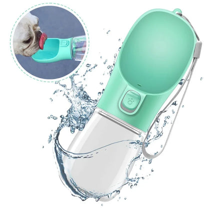 Leak-Proof Portable Dog Water Dispenser – One-Hand Hydration System