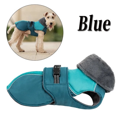 Dog Jacket with Harness | Plush Fleece Lining for Effortless Walks