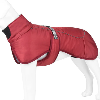 Winter Coat for Dogs | Large Dog Adjustable Reflective Jacket