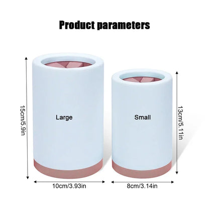 Portable Silicone Dog Paw Washer – 360° Mud Remover Cup