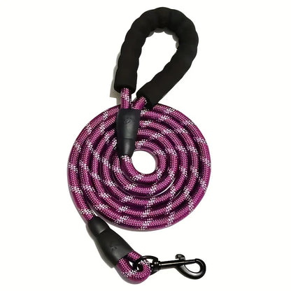 Heavy Duty Dog Lead | Padded Handle, Reflective Rope